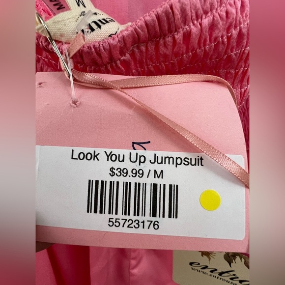 NWT Entro Look You Up Pink Jumpsuit - Picture 7 of 10